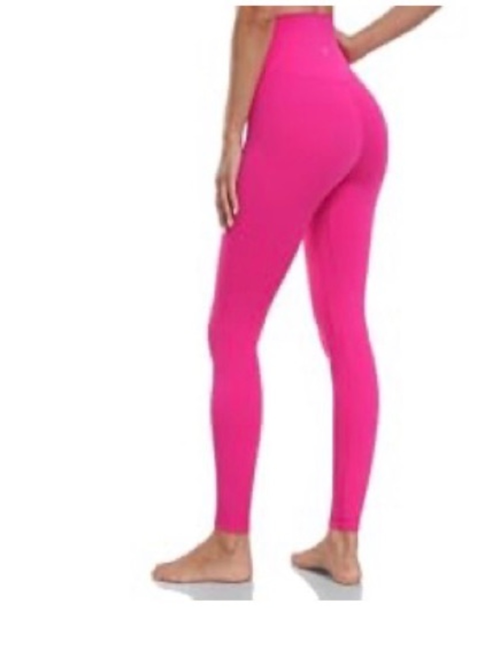 High-Waist Women's Leggings - Hot Pink